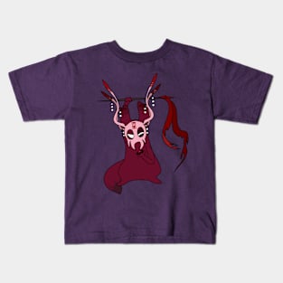 The Artificer Rain World Slugcat [Masked] Kids T-Shirt